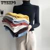 Turtleneck Sweaters WomenHigh Neck Pullover Sweater Solid Long Sleeve Plus Size Slim Knitted Jumper Basic Tops Women Clothes Autumn Winter
