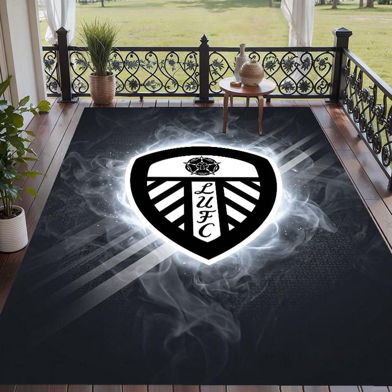 Soft Floor Carpet Leeds United Pattern Area Rug Decorative Mat For Home Room Decoration
