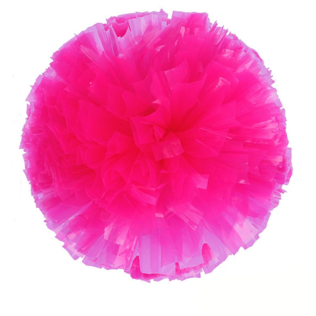 2Pack 30cm/11.8in Solid Color Plus Thick Pom Mutipulcolor For Cheerleader Team Performance