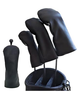 Бренд Чехол для головки гольфа из ПВХ карбона высочайшего качества фервей с биркой с номером клюшки водонепроницаемая [Отечественная Пирона] кожа, узор, драйвер, дерево,