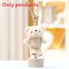 Bear Cuter Plush Doll With Super Soft Short Pile For Dolls And Bag Pendant