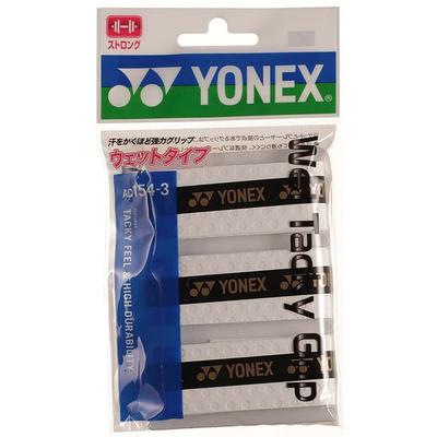 YONEX Влажная липкая лента для грифа Белая (3 упаковки) АС154-3 011
