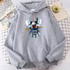 Japan Anime Mazinger Z Printing Man Sweatshirts Autumn Fleece Hoodies Simple Big Oversized Hoodie Street Fur-Liner Streetwear