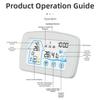 Беспроводной комнатный и уличный термометр с надежным монитором влажности и температуры, подходит для дома и офиса