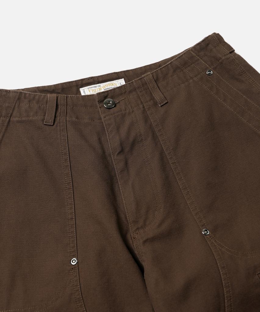 Брюки FRIZMWORKS из ткани Jungle Cloth с усиленными коленями _ Коричневые