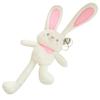 Pull Handle Rabbit Bunny Plush Keychain Pulling Ears Rabbit Plush Doll Keyring  Jewelry Accessories