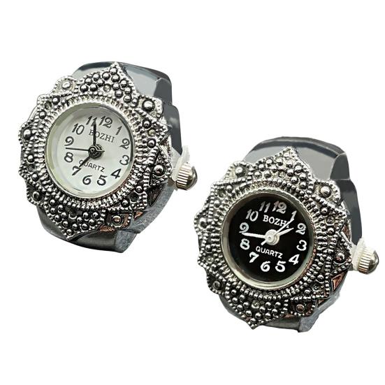 Кольцо для пары, инкрустированное стразами, подарок на день Святого Валентина, модные кварцевые часы из сплава, кольцо для влюбленных, ювелирный аксессуар