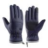 Screen Outdoor Sport Autumn Winter Thick Plush Full Finger Mittens Furry Warm Mitts Men Gloves