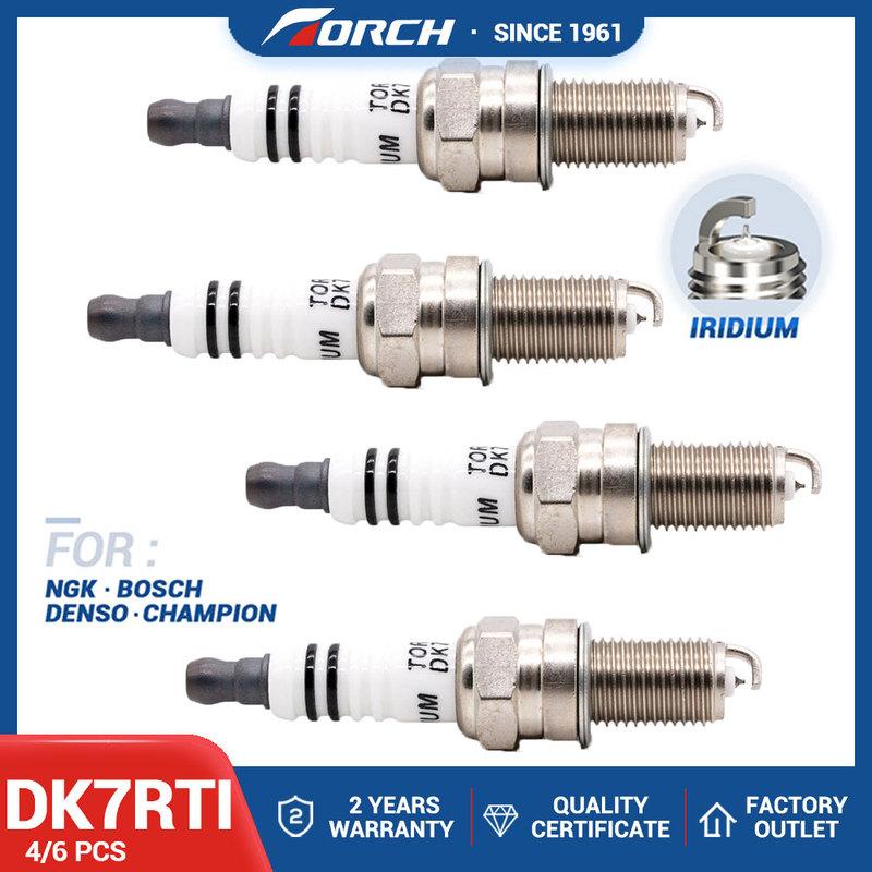 6 шт./4 шт. Свеча зажигания TORCH DK7RTI для SGM FAW JILIN Автомобиль Авто Автомобили CHAMPION RER8WYB 4164 для DCPR7EIX IXU22