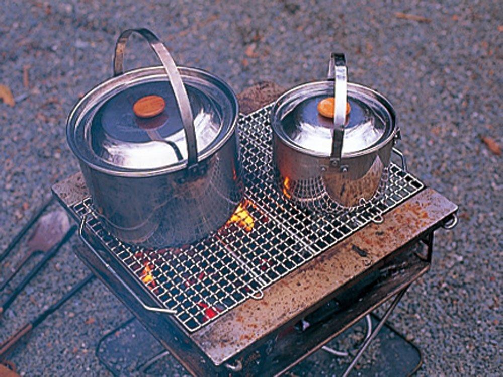 Snow Peak Подставка для костра на гриле Ami из нержавеющей стали Half PRO для кемпинга на открытом воздухе S-029HA [для 1-2 человек]