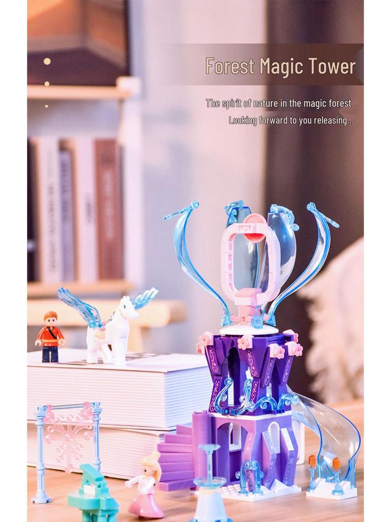 Little Ruban Winter Wonderland Ice & Snow Fairy Tale Castle Carriage Building Blocks