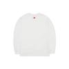 New MLB Base Logo Sweatshirts Unisex White 3ATS2L021-50WHS