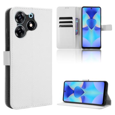 Для Tecno Spark 10 Pro / K17 кожаный чехол для телефона с ромбовидной текстурой