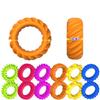 Антистресс Тревога Акупрессурные Кольца Снятие Стресса Непоседа Игрушки Детский Подарок 12 шт. Кольца Сенсорные Пальчиковые Кольца с Шипами для Детей