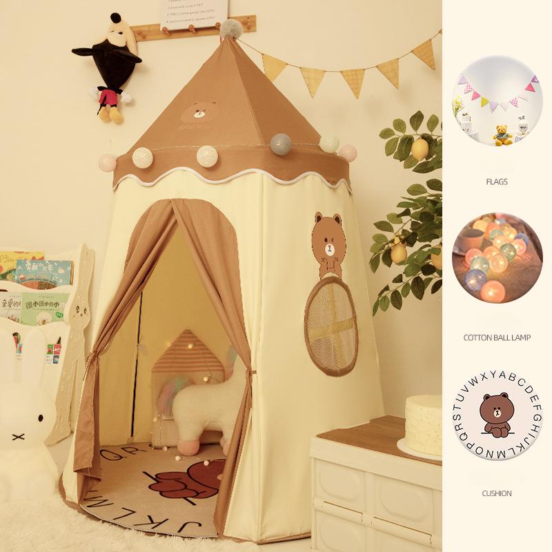 Children's Indoor Tent Treasure Game House Princess Castle Yurt House