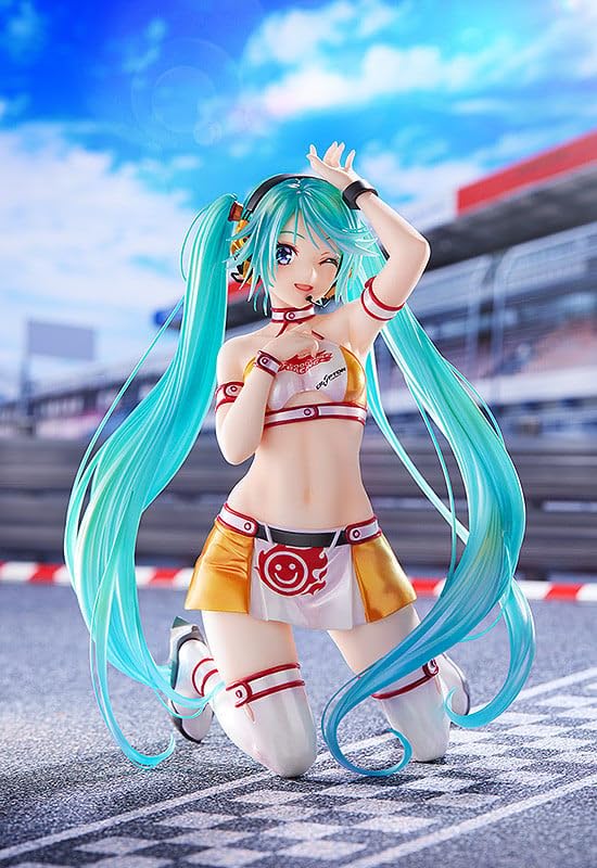 Hatsune Miku GT Project Racing Miku Art by Kentaro Yabuki масштабная пластиковая окрашенная готовая фигурка M04338 2010Ver. 1/7