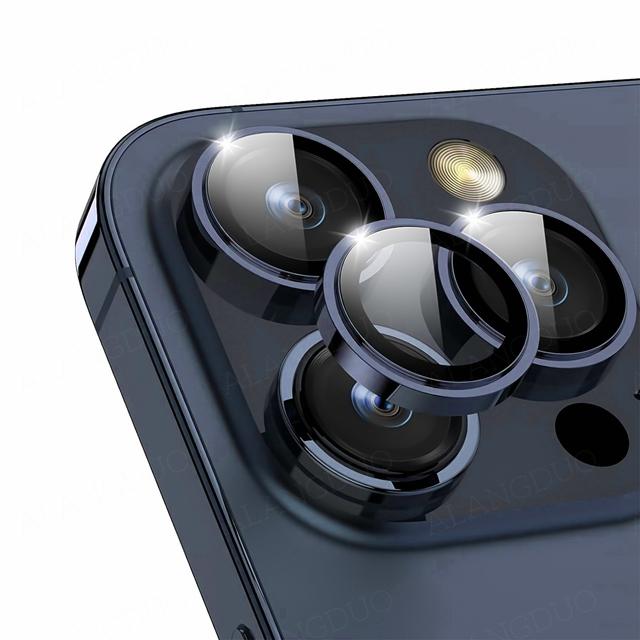 Модная защитная пленка для камеры, металлическое кольцо для объектива, стекло для IPhone 15Pro Max 13 14 11 12 Pro, стекло для объектива, противоударный чехол