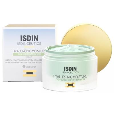 Isdin Isdinceutics Дневной крем Hyaluronic Moisture Увлажняющий для жирной и комбинированной кожи 50 г