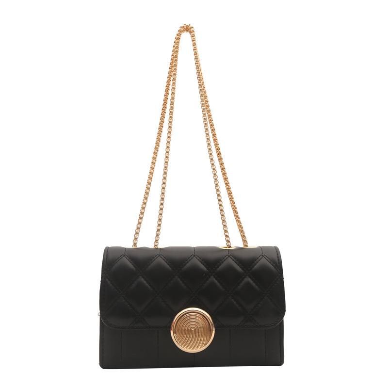 Новая маленькая сумка в стиле аромата для женщин, модная, трендовая текстура, цепочка с бриллиантами, маленькая квадратная сумка, простая сумка через плечо