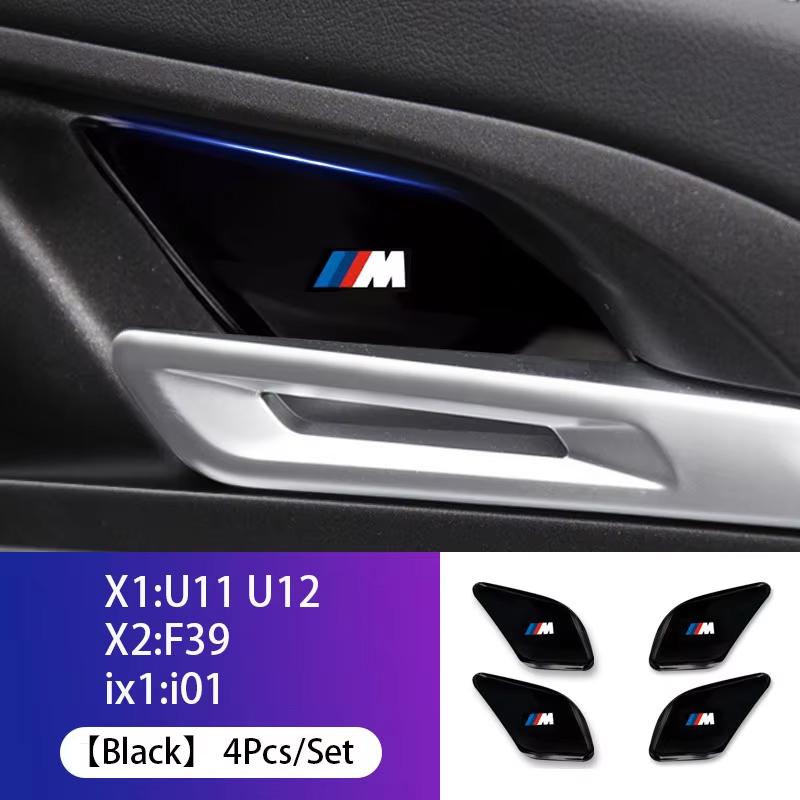 NTSM5 Motorcycle sticker /Car Inner Door Bowl Stainless Steel Protection Cover Stickers For BMW M E90 E60 F30 F10 E39 E36 F20 G30 G20