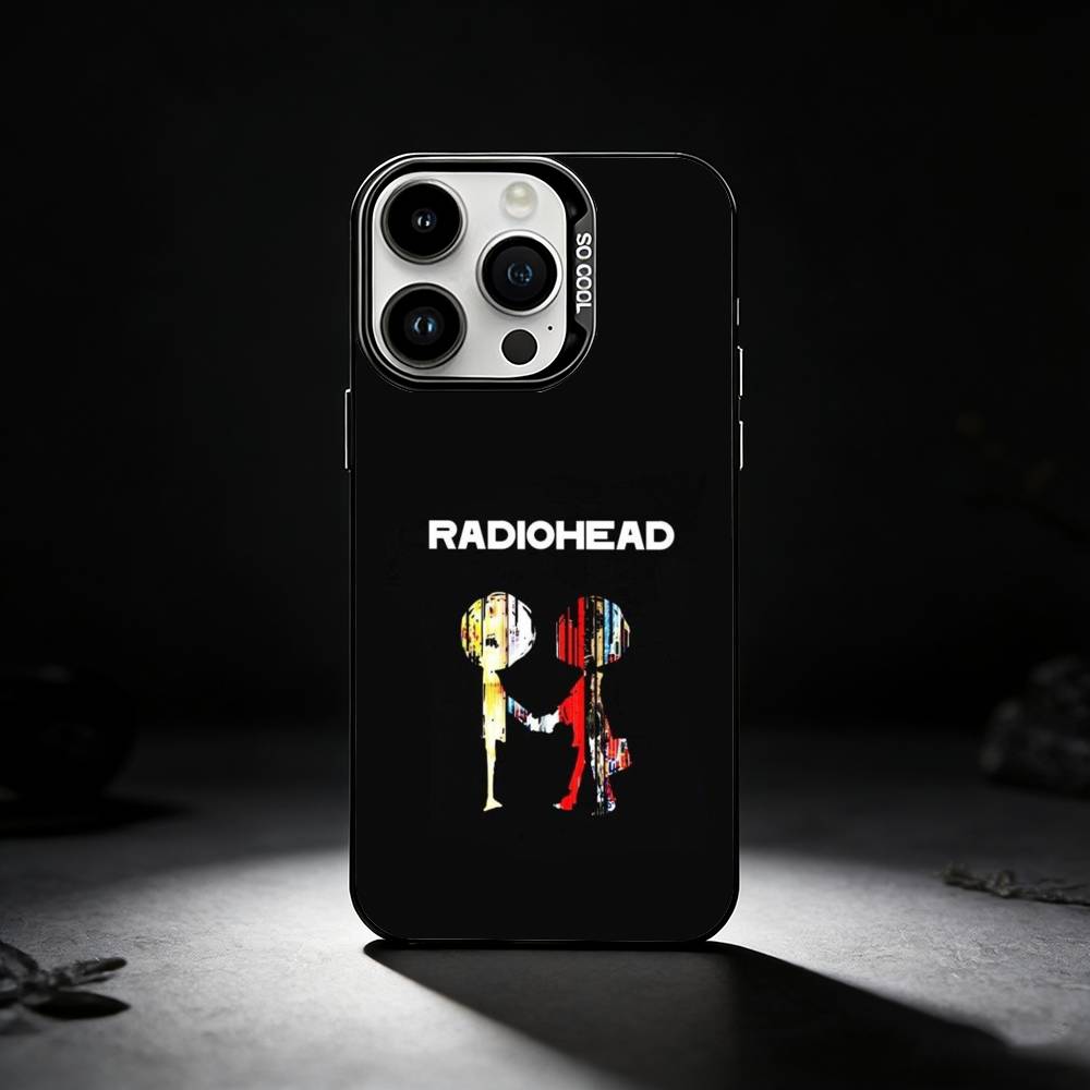 Классический чехол для телефона R-Radiohead Rap Band для iPhone 17,16,15,14,13,12,11 Plus,Pro Max,XS,Цветной серебристый чехол для телефона