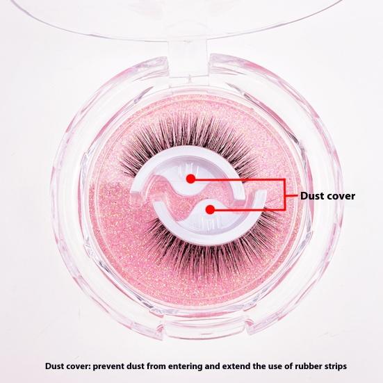 1 пара самоклеящихся накладных ресниц многоразового использования, естественный вид, тонкие, пушистые, синтетические накладные ресницы ручной работы, полоски, женские инструменты для макияжа глаз