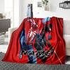 Custom Name Venom Vs Spiderman Urban Battle Party Blanket For Couch Bed Plush Cozy Fuzzy Blanket Super Soft Warm Blankets For Fall And Winter 0916177