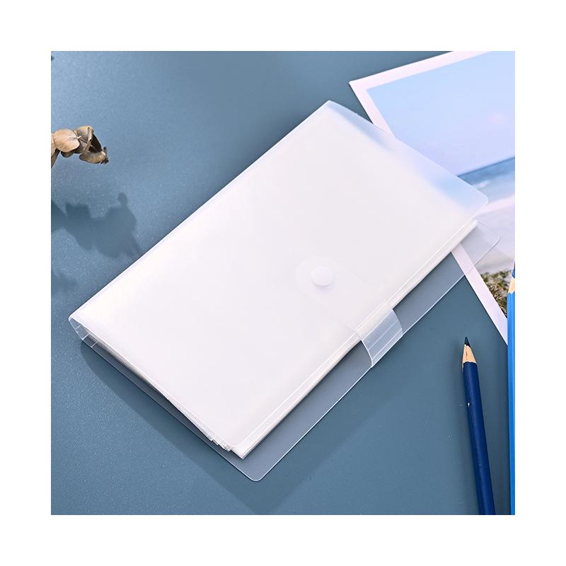 Compact Transparent Card Holder: Student Train Ticket & Polaroid Album, Simple Business Card Organizer