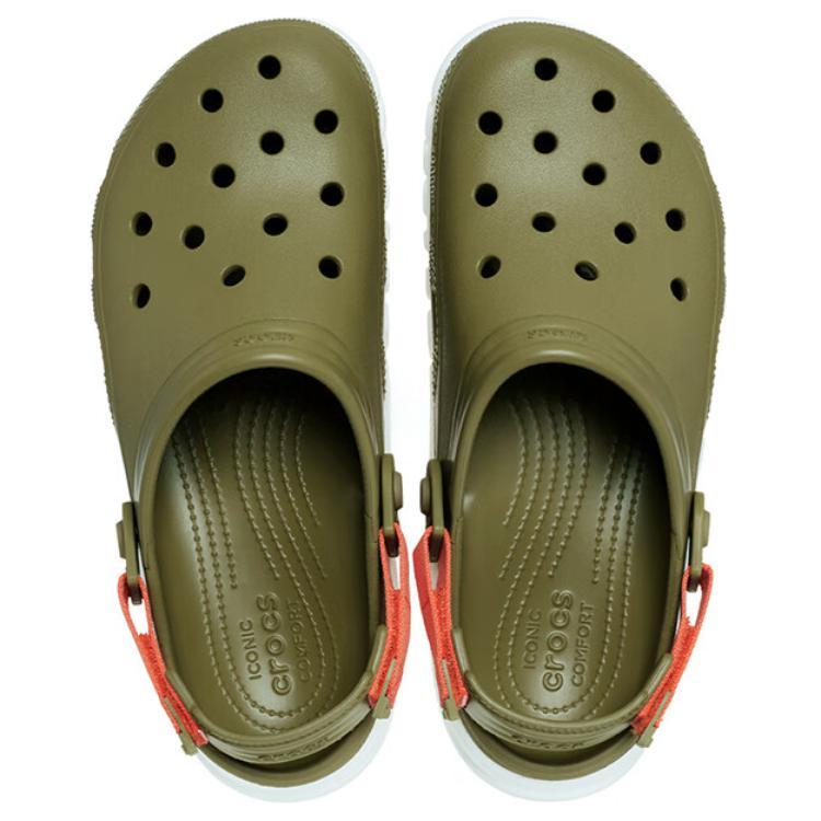 Crocs Versatile and Stylish Clogs Unisex Green