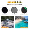 Concept 58mm Variable ND Filter CPL Filter 2 In 1 Dual Function Filter 28 Layer Nano Coating On Both Sides Waterproof and Oil Repellent Scratch