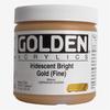 Golden : Heavy Body Acrylic Paint : 236ml : Bright Gold Fine Iridescent