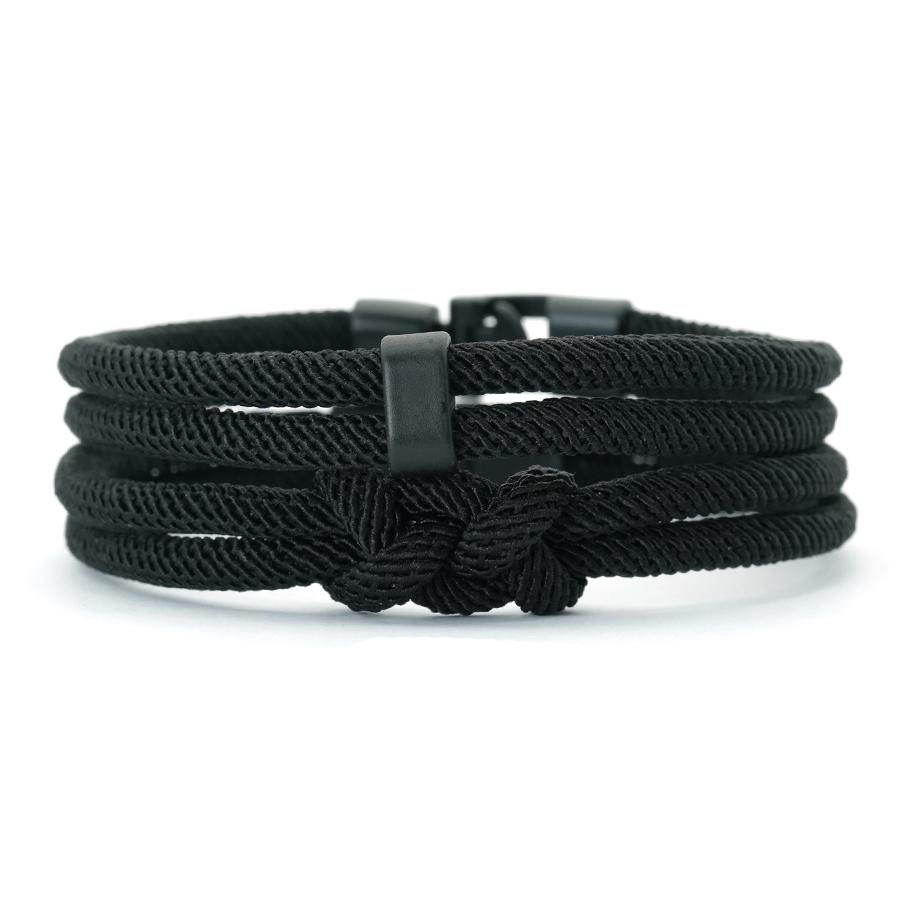 2Pcs Handmade Infinity Knot Men Bracelet Top Grade A 4mm Braided Cord 6 Color Options Daily Casual Jewelry Wrist Accessories