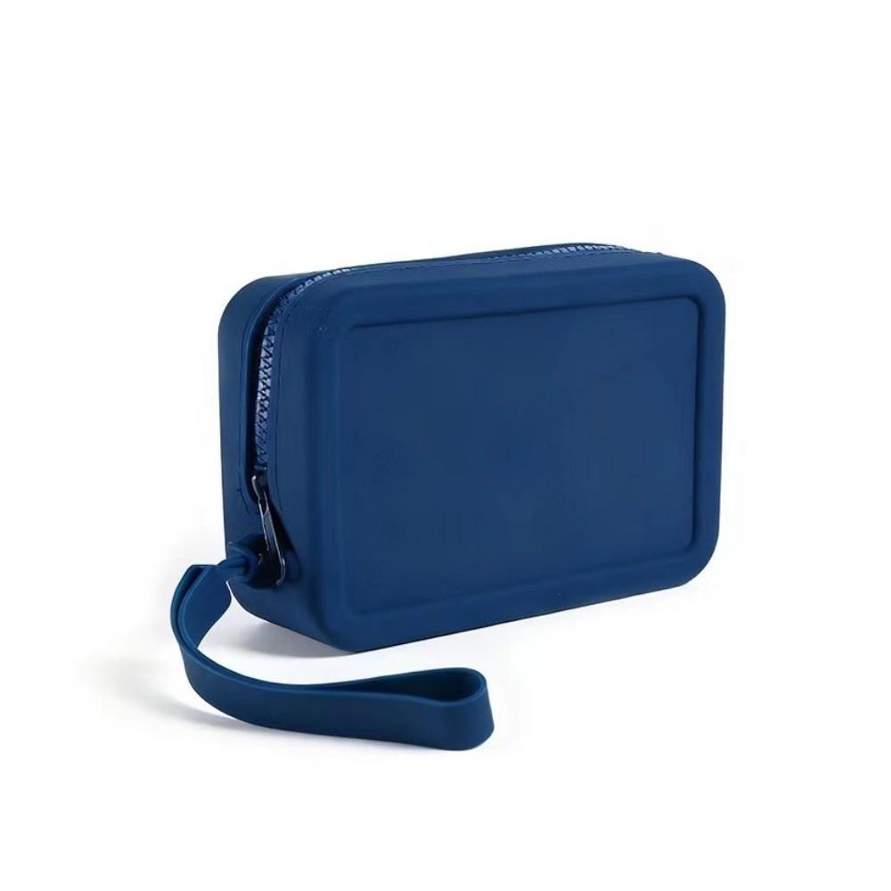 Silicone Cosmetic Makeup Bag Waterproof Storage Bag Wallet Toiletries Handbag Holiday Gift