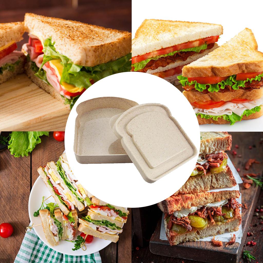 Контейнеры для хранения сэндвичей для детей или взрослых, обед 2 л для приготовления еды на ходу, коробка для обеда с горячим рисом