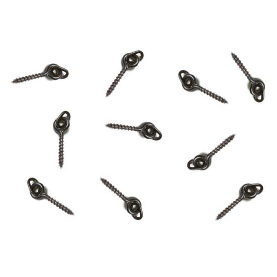 Металлические винты с овальной петлей 12 мм для рыболовных снастей для ловли карпа, инструменты для всплывающих оснасток