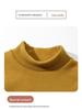 Women's Plush Thickened Half-High Collar Top - Stylish Autumn/Winter 2023 Innerwear
