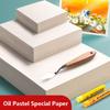 50 листов/набор бумага для масляной пастели разных размеров, бумага для рисования, плотная цветная для граффити