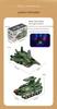 Transformable Tank Fighter Airplane Toy with Lights & Music for Kids