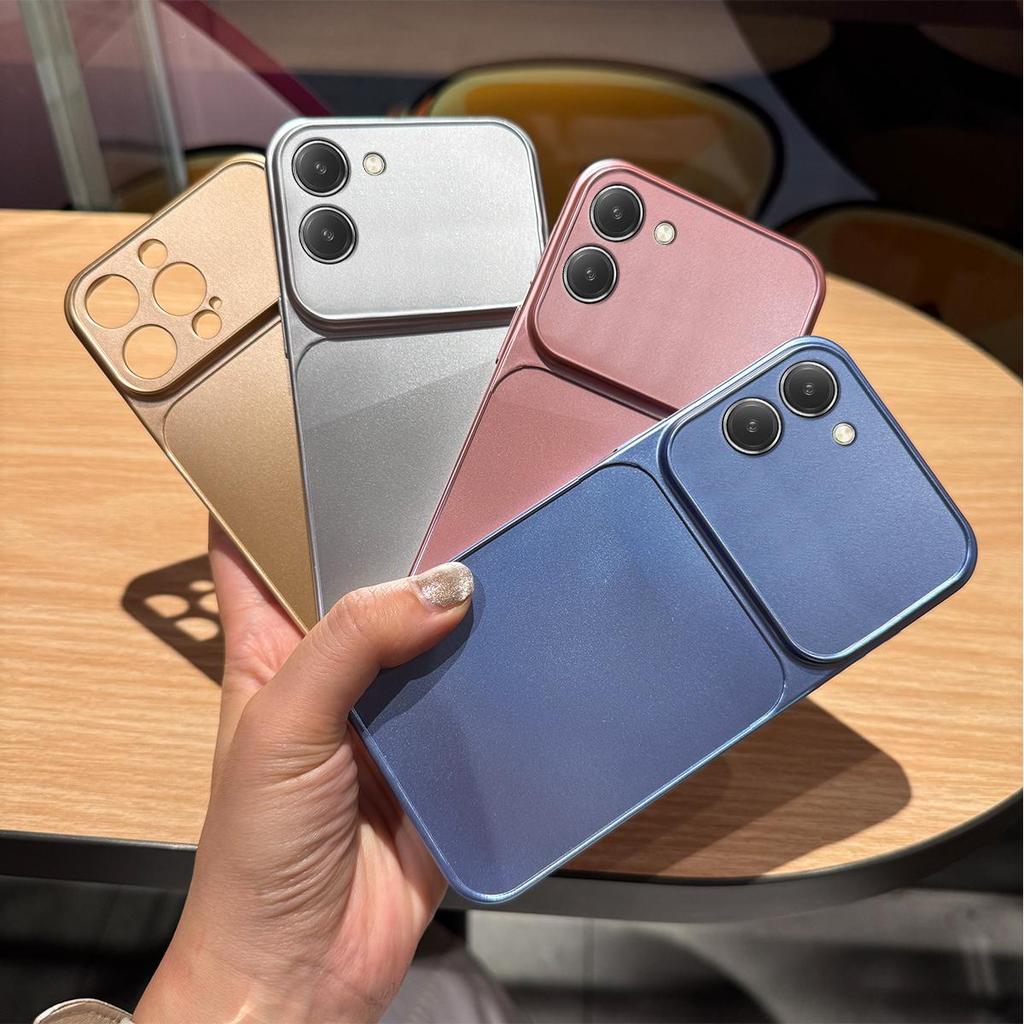 Ультратонкая матовая металлическая задняя крышка для HONOR X7e, усиленный чехол с защитой камеры