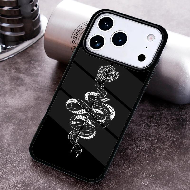 Чехол для телефона «Цветок змеи» для iPhone 17, 16e, 15, 14, 13, 12, 11, Mini, Pro, MAX, мягкий силиконовый чехол