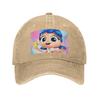 True and The Rainbow Kingdom Baseball Caps Snapback Washed Denim Hats Adjustable Casquette Streetwear Baseball Cowboy Hat
