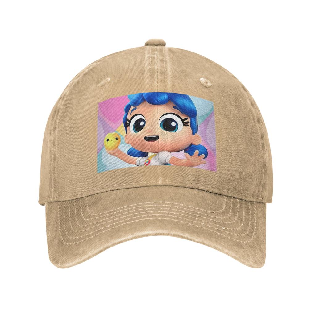 True and The Rainbow Kingdom Baseball Caps Snapback Washed Denim Hats Adjustable Casquette Streetwear Baseball Cowboy Hat