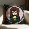 D-Daria Anime Cute Pillow Case Pillowcase, Double-Sided Printed, Sofa Cushion, Bedroom Headboard Pillow
