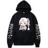 Cartoon Cute Frieren Hoodies Beyond Journey's End Manga Prind Autumn Winter Fleece Streetwear Tops