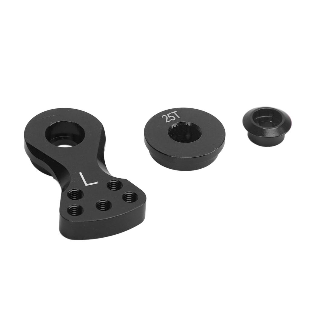 RC 25T Servo Saver Adjustable Force Aluminum Alloy L Servo Arm for 110 Remote Control Vehicle