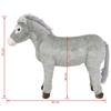 VidaXL Plush Toy Grey Donkey XXL 91343