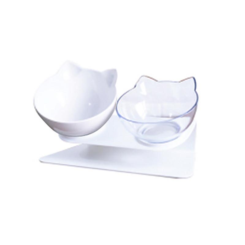 Миска для кошек, 1 шт., миска для кормления домашних животных, наклонная миска, зоотовары, миска для защиты шеи, двойная миска, миска для корма для домашних животных, миска для риса