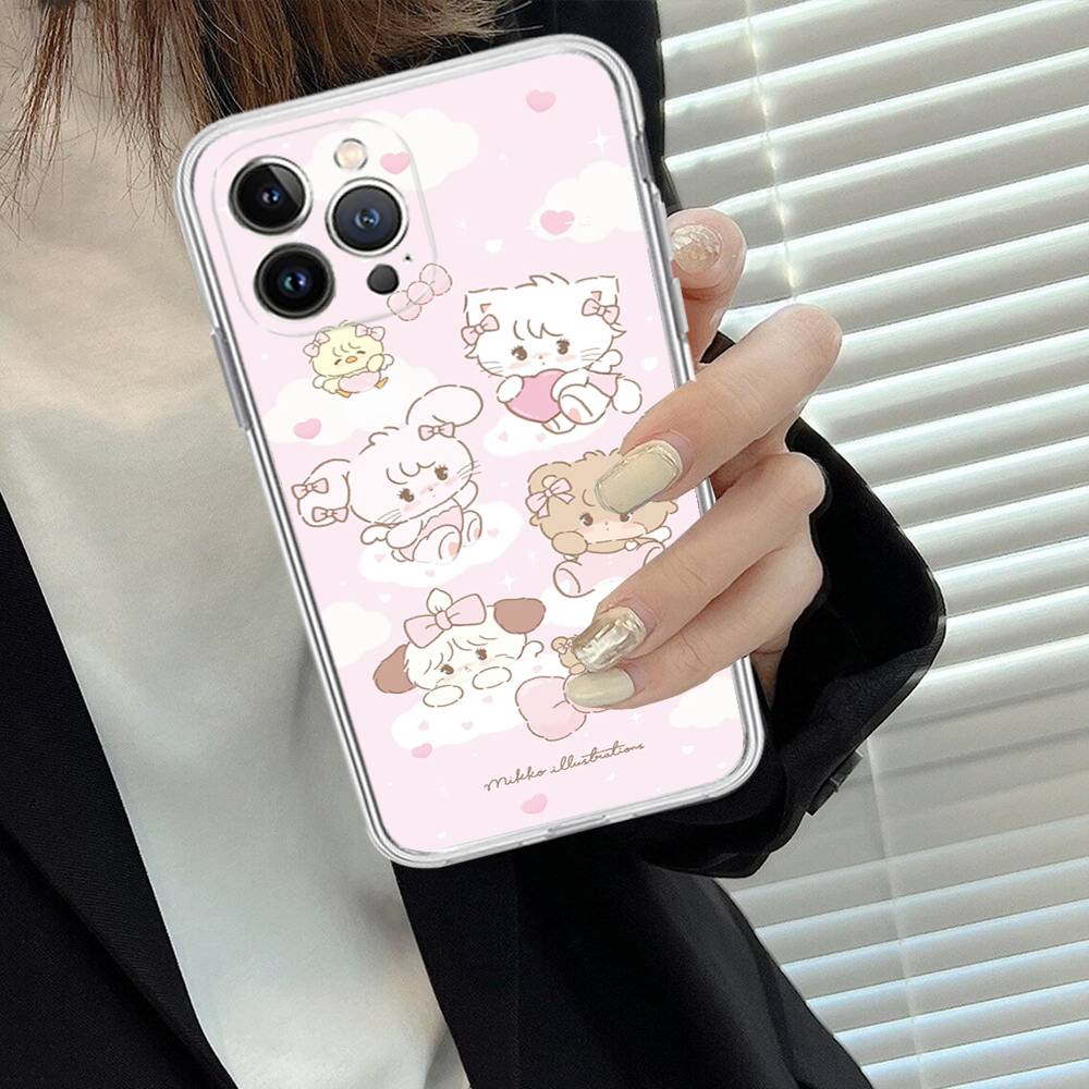 Известные Милые M-Микко C-Персонажи Для Чехла На Телефон IPhone 17 Air 16 Pro Max 15 14 13 12 11 Plus
