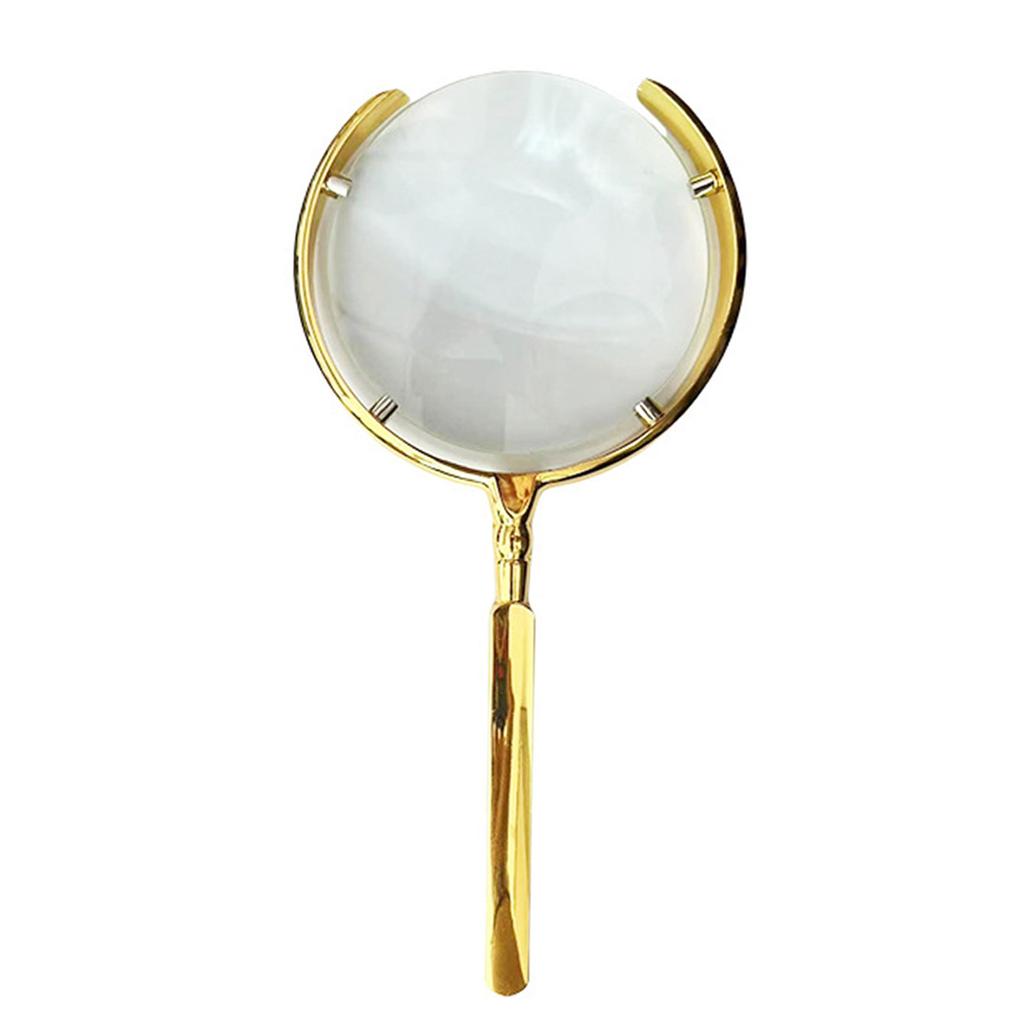 10X Magnifying Glass Handheld Eye Loupes Magnifier Magnifying Lens for Newspaper Reading Jewelry Coin Stamps Inspection