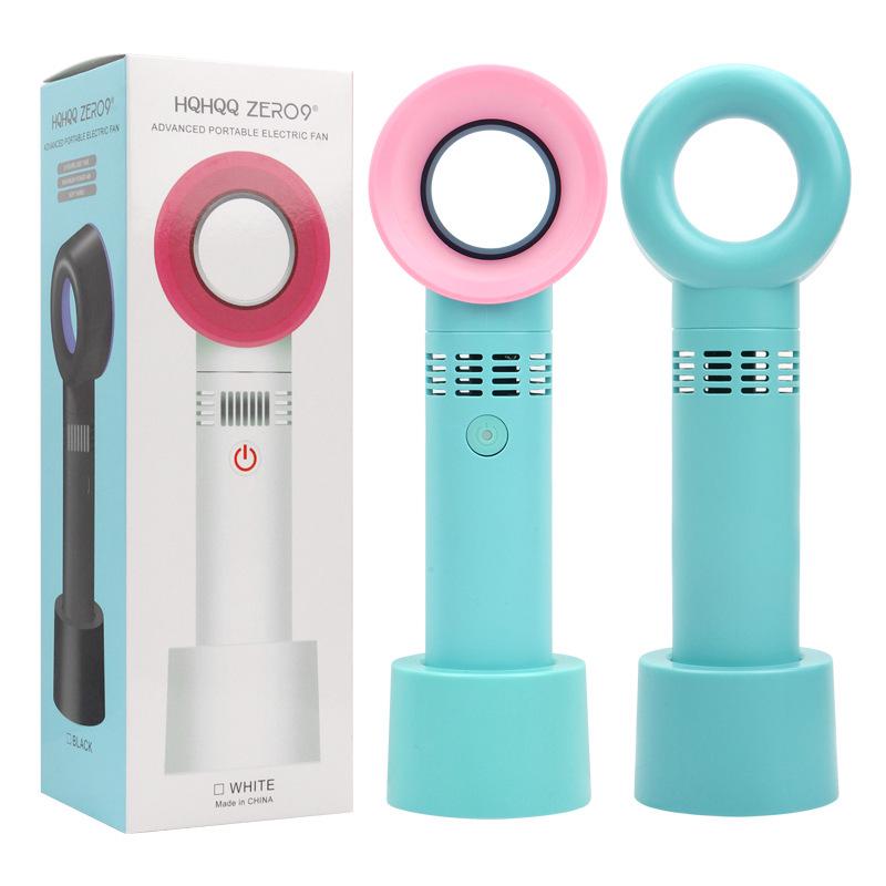 Portable Bladeless Handheld Fan with USB Charging for Eyelash Extensions